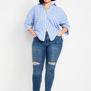 NEW Old Navy High-Waisted Rockstar Super-Skinny Jeans 26